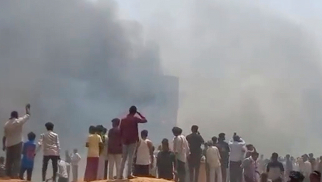 London-bound Air India flight with more than 240 aboard crashes after takeoff from Ahmedabad, India